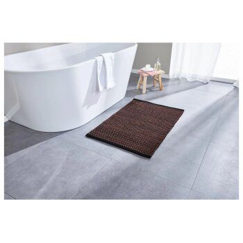 LIVARNO HOME Struktur-Badematte, mit rutschhemmender Unterseite (Rot) - B-Ware sehr gut
