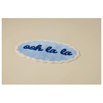 LIVARNO® Badematte, mit rutschhemmender Unterseite, 50 x 80 cm, Ooh la la - B-Ware sehr gut