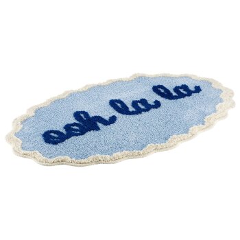 LIVARNO® Badematte, mit rutschhemmender Unterseite, 50 x 80 cm, Ooh la la - B-Ware sehr gut
