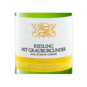 Riesling mit Grauburgunder feinherb, Weißwein 2024