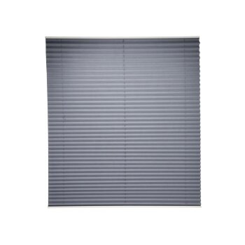 LIVARNO® Plissee Rollo, für Fenster, Montage ohne Bohren, 100 x 130 cm, grau - B-Ware sehr gut