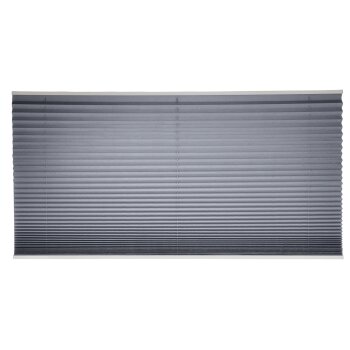 LIVARNO® Plissee Rollo, für Fenster, Montage ohne Bohren, 100 x 130 cm, grau - B-Ware sehr gut