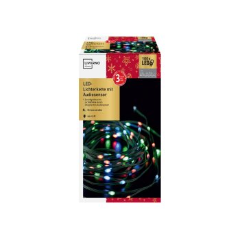 LIVARNO home LED-Lichterkette, mit Audiosensor, grün - B-Ware sehr gut