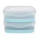SILVERCREST® Kühl-Lunchboxen/ Kühl-Partycontainer/ Kühl-Tortenglocke (Kühl-2er Set) - B-Ware sehr gut