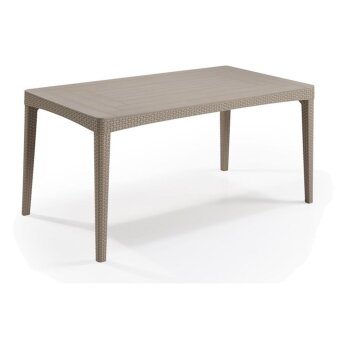 ALLIBERT GIRONA FLAT WAVES Gartentisch 160 x 90 x 74 cm,...