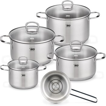 Elo Topfset Jaspis, aus Edelstahl, 5-teilig - B-Ware...