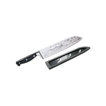 Genius Nicer Dicer Knife Pro, Santoku-Messer, 2-teilig -...