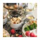 Ribelli Fondue SET 28 PCS Fondueset, Edelstahl, 16 cm Durchmesser - B-Ware