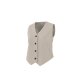 esmara® Damen-Weste, mit Leinen, 40, beige - B-Ware neuwertig