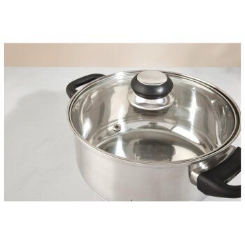 SILVERCREST® Edelstahl-Topf-Set, 6-teilig - B-Ware gut