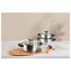 SILVERCREST® Edelstahl-Topf-Set, 6-teilig - B-Ware gut