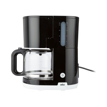 BRAUN Filterkaffeemaschine KF1100BK, 1000 W, OptiBrew...