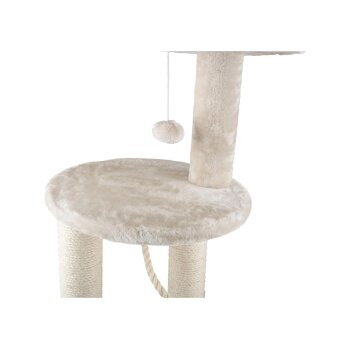 zoofari® Kratzbaum, mit Liegefläche und Höhle, creme - B-Ware sehr gut
