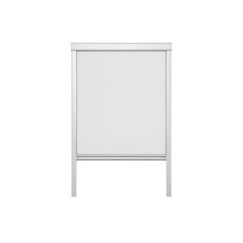 Lichtblick Dachfensterrollo Skylight, für Velux-Fenster, verdunkelnd, wärmeisolierend, 97,3 x 122 cm, SK08, weiß - B-Ware neuwertig