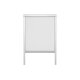 Lichtblick Dachfensterrollo Skylight, für Velux-Fenster, verdunkelnd, wärmeisolierend, 97,3 x 122 cm, SK08, weiß - B-Ware neuwertig