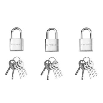 PARKSIDE® Vorhängeschlösser / Zahlenschlösser / Outdoor-Vorhängeschloss / Vorhängeschloss-Stahlkabel - B-Ware
