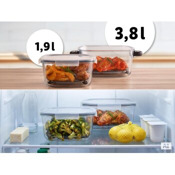 SILVERCREST® Glas-Heißluftfritteuse »SHFDG 1500 A1«, 2 l bzw. 4 l - B-Ware