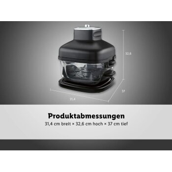 SILVERCREST® Glas-Heißluftfritteuse »SHFDG 1500 A1«, 2 l bzw. 4 l - B-Ware