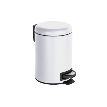 WENKO Kosmetik Treteimer Leman 3L (weiß) - B-Ware...