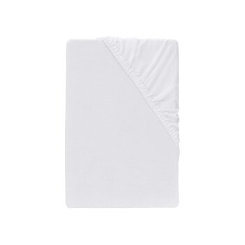 LIVARNO® Bi-Elastic-Boxspring-Spannbettlaken, 90-100 x 200 cm, weiß- B-Ware neuwertig