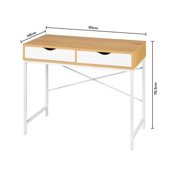 LIVARNO® Schreibtisch mit 2 Schubladen - B-Ware sehr gut