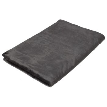 LIVARNO® Kuscheldecke, 150 x 200 cm, dunkelgrau - B-Ware neuwertig