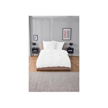 LIVARNO HOME Musselin-Bettwäsche, 200 x 220 cm (Weiß) - B-Ware neuwertig