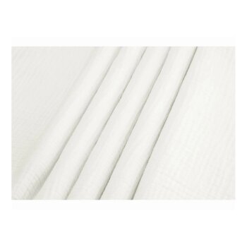 LIVARNO HOME Musselin-Bettwäsche, 200 x 220 cm (Weiß) - B-Ware neuwertig