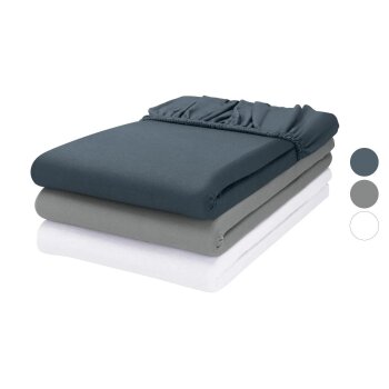 LIVARNO® Jersey-Spannbettlaken, 90-100 x 200 cm - B-Ware