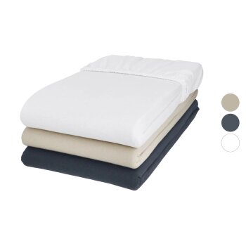 LIVARNO® Bi-Elastic-Boxspring-Spannbettlaken, 90-100...