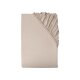 LIVARNO® Flanell-Spannbettlaken, 180–200 x 200 cm, beige - B-Ware neuwertig
