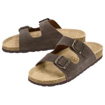 ESMARA® Damen Premium-Pantoletten (Braun, 39) -...