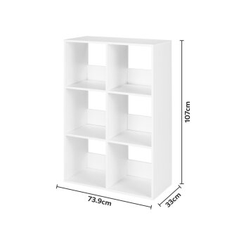 LIVARNO® Regal »Liverpool«, 6 Fächer - B-Ware Transportschaden M