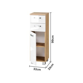LIVARNO® Premium-Bad-Seitenschrank »Palermo« - B-Ware neuwertig
