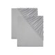 LIVARNO home 2er Set Spannbettlaken, aus Jersey, 180 - 200 x 200 cm, grau - B-Ware sehr gut