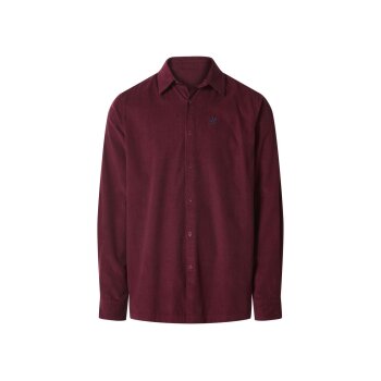 esmara® MEN Herren-Feincordhemd, XL, bordeaux -...