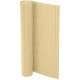 Ribelli® PVC Sichtschutzmatte, Sichtschutz Zaun Balkon Windschutz, 120 x 500 cm, Bambus - B-Ware gut