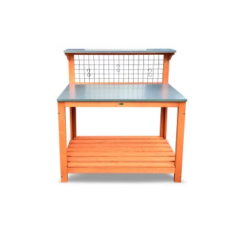 HABAU Gartentisch mit verzinkter Arbeitsfläche,...