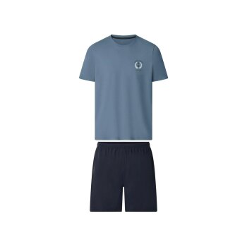 ESMARA MEN Pyjama (blau/Navy, S (44/46)) - B-Ware neuwertig