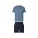 ESMARA MEN Pyjama (blau/Navy, S (44/46)) - B-Ware neuwertig