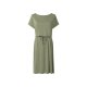 esmara® Damen-Kleid, mit Leinen, L, grün - B-Ware neuwertig