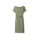 esmara® Damen-Kleid, mit Leinen, L, grün - B-Ware neuwertig