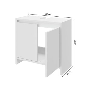 LIVARNO® Waschbeckenunterschrank »Oslo« - B-Ware sehr gut