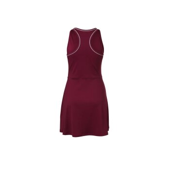 CRIVIT Damen Sportkleid Tennis/Padel mit integrierter Shorts (Rot, S(36/38)) - B-Ware neuwertig