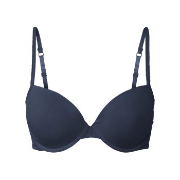 esmara® Damen Bügel-BHs, 2 Stück, mit gepaddeten Cups (navy/beige, 85b) - B-Ware neuwertig
