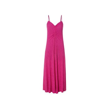 ESMARA® Damen Plissee-Kleid in Midi-Länge (pink gemustert, L(44/46)) - B-Ware neuwertig