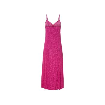 ESMARA® Damen Plissee-Kleid in Midi-Länge (pink gemustert, L(44/46)) - B-Ware neuwertig