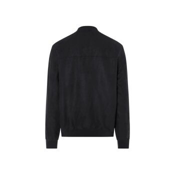 LIVERGY® Herren Blouson, in Wildlederoptik, XL, schwarz - B-Ware neuwertig