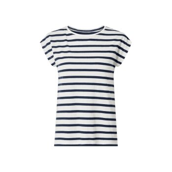 esmara® Damen-Pyjama, XS, navy/weiß - B-Ware neuwertig