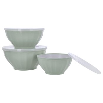 SILVERCREST® Schüsselset, 3 Stück (Mint) - B-Ware Transportschaden Kosmetisch